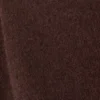 Jerséu de corte holgado con dobladillo enrollado – Marrón oscuro Jerséu de corte holgado con dobladillo enrollado – Marrón oscuro