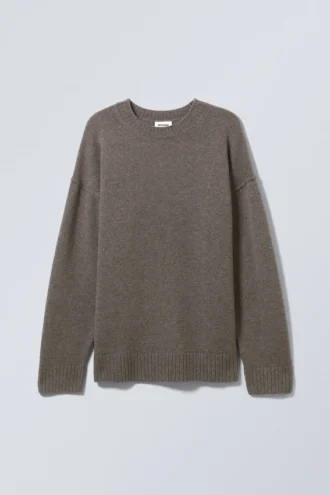 Jerséu de lana oversize Eloise – Dark Mole Jerséu de lana oversize Eloise – Dark Mole