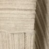 Jerséu de punto ajustado con cuello barco – Beige Jerséu de punto ajustado con cuello barco – Beige