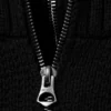 Jerséu de punto con cuello de embudo y doble cremallera – Negro Jerséu de punto con cuello de embudo y doble cremallera – Negro