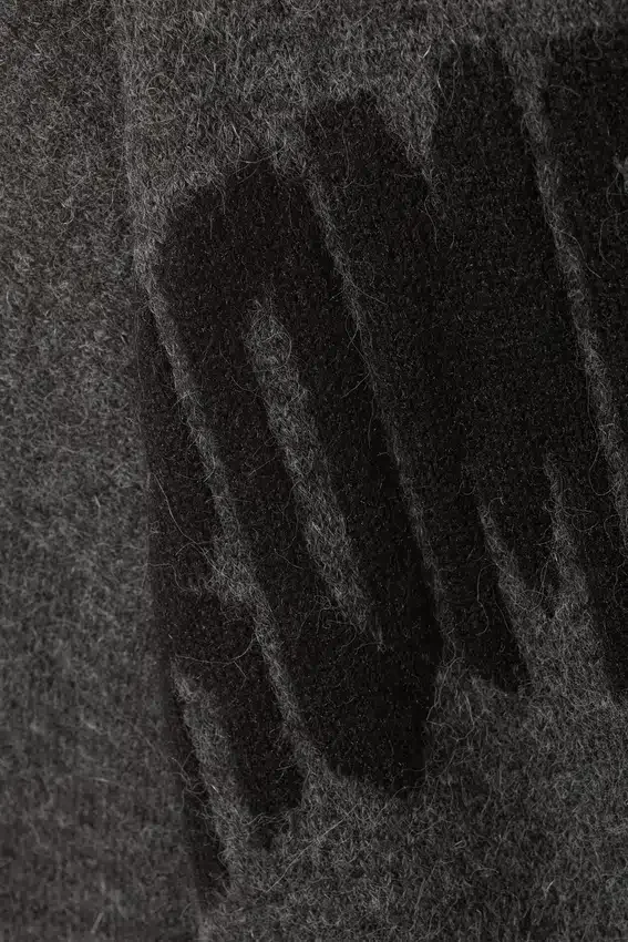 Jerséu de punto holgado con estampados – Gris oscuro – Romancer Jerséu de punto holgado con estampados – Gris oscuro – Romancer