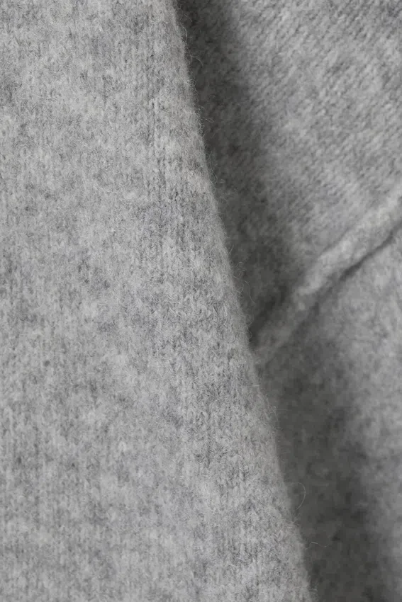 Jerséu de punto holgado – Gris jaspeado Jerséu de punto holgado – Gris jaspeado