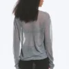 Jerséu de punto holgado y transparente – Gris jaspeado Jerséu de punto holgado y transparente – Gris jaspeado