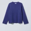 Jerséu oversize de mezcla de lana Teo – Azul brillante