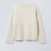 Jerséu oversize de mezcla de lana Teo – Crudo