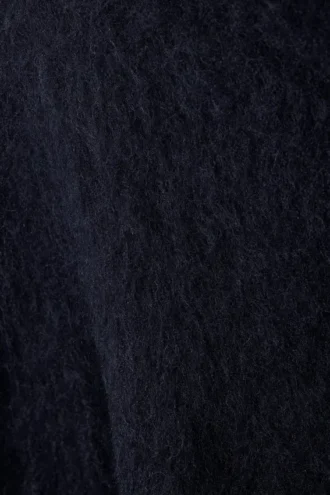 Jerséu oversize de punto en mezcla de mohair – Azul oscuro jaspeado