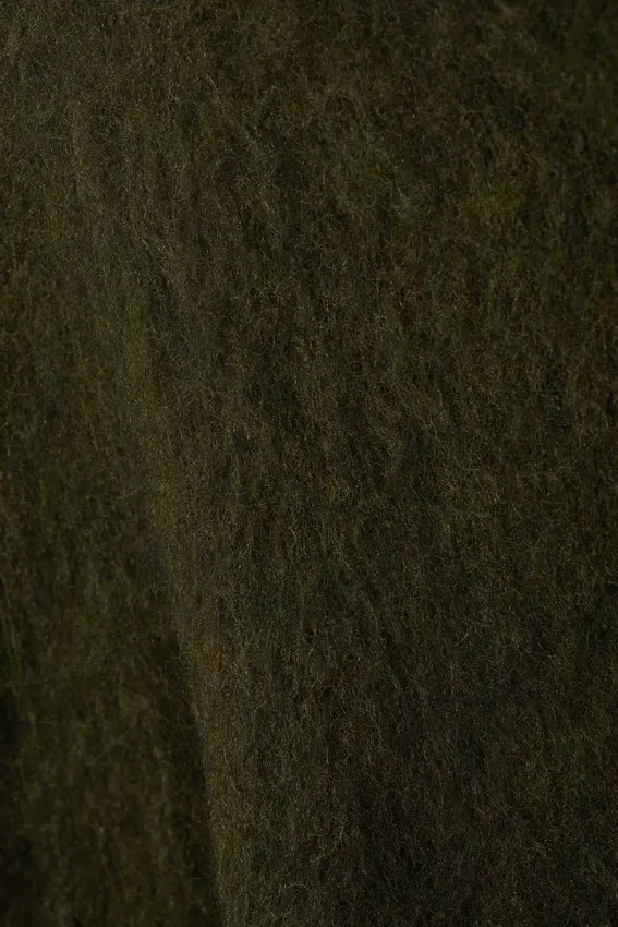 Jerséu oversize de punto en mezcla de mohair – Verde oscuro Jerséu oversize de punto en mezcla de mohair – Verde oscuro
