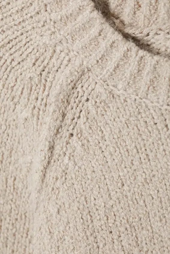 Jerséu raglán de punto suelto – Beige Jerséu raglán de punto suelto – Beige