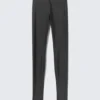Leggings de talle bajo con estribos – Gris oscuro