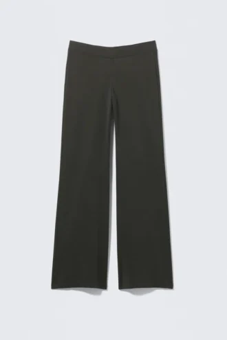 Leggings suaves de cintura baja – Negro