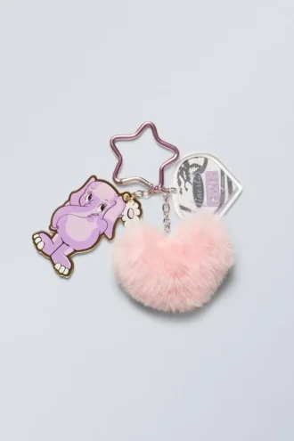 Llavero con colgante – Rosa – Elefante | Cheap Monday Gb