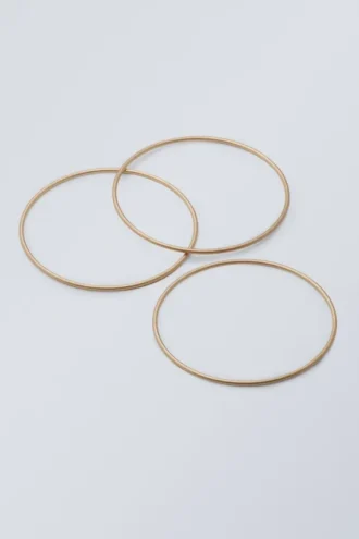 Lote de 3 brazaletes – Dorados