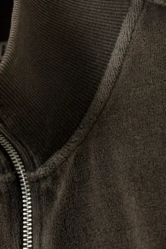 Min chaqueta de terciopelo lavado – Negro lavado