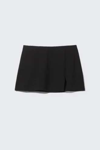 Mini falda elástica – Negro