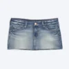 Mini falda vaquera Booty Bei – Blue Moon – Azul medio | Cheap Monday GB