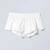 Mini pantalones cortos de algodón – Blanco Mini pantalones cortos de algodón – Blanco