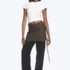 Minifalda cruzada con tirantes – Dark Mole Minifalda cruzada con tirantes – Dark Mole