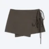 Minifalda cruzada con tirantes – Dark Mole Minifalda cruzada con tirantes – Dark Mole