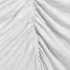 Minivestido con cuello halter y fruncidos – Gris claro difuminado