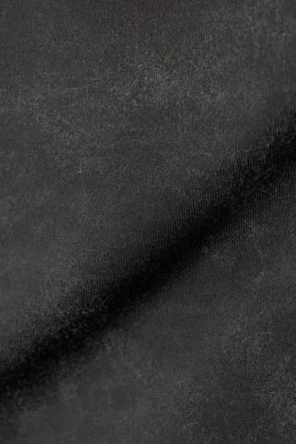 Minivestido de manga larga – Negro lavado