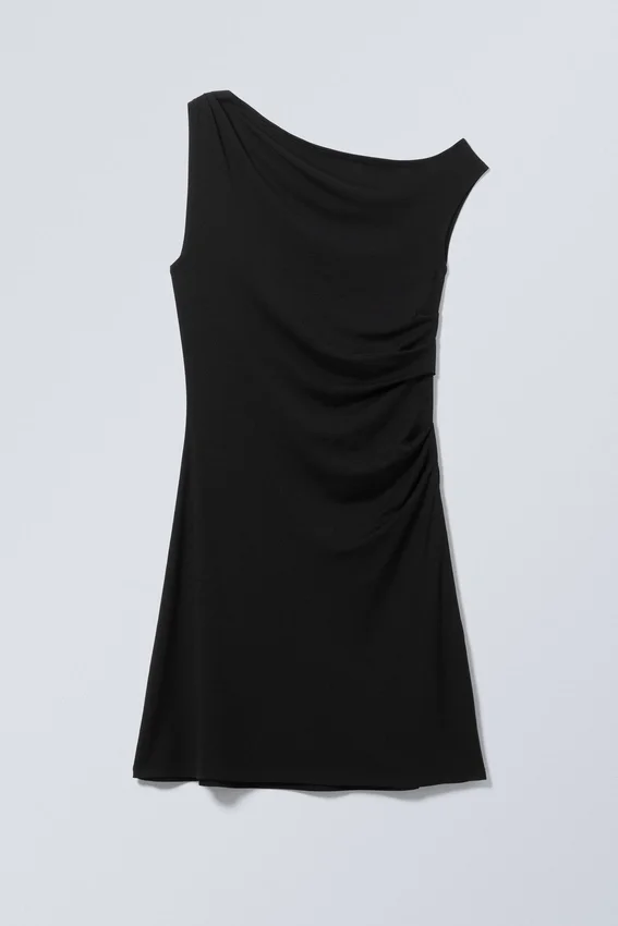Minivestido drapeado – Negro Minivestido drapeado – Negro