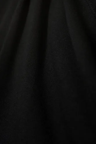 Minivestido drapeado – Negro