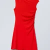 Minivestido drapeado – Rojo Minivestido drapeado – Rojo