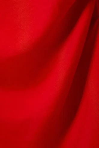Minivestido drapeado – Rojo