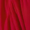 Minivestido sin mangas con cuello cuadrado – Rojo brillante
