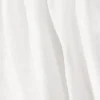 Minivestido sin mangas de corte globo – Blanco