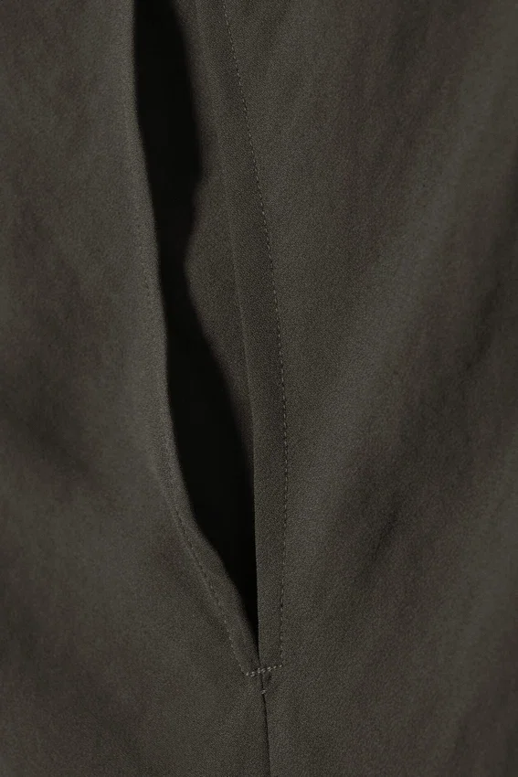 Minivestido sin mangas y con cuello barco, transparente – Gris oscuro Minivestido sin mangas y con cuello barco, transparente – Gris oscuro