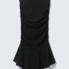 Minivestido tubo con fruncidos – Negro Minivestido tubo con fruncidos – Negro