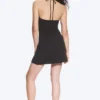 Minivestido tubo – Marrón oscuro Minivestido tubo – Marrón oscuro