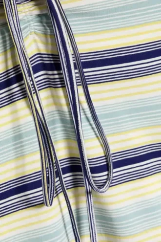Minivestido tubo – Rayas azul/verde/amarillo