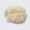 Monedero mini con cremallera de piel sintética – Beige Monedero mini con cremallera de piel sintética – Beige