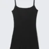 Mono ajustado de canalé – Negro Mono ajustado de canalé – Negro