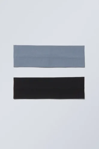 Pack de 2 diademas Emma – Negro y gris