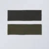 Pack de 2 diademas – Gris oscuro y verde caqui oscuro