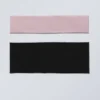 Pack de 2 diademas transparentes – Rosa y negro