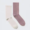 Pack de 2 pares de calcetines cortos lavados – Light Dusty Mole Pack de 2 pares de calcetines cortos lavados – Light Dusty Mole