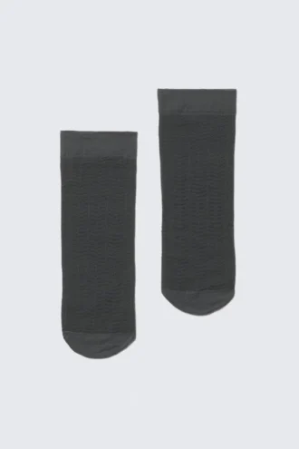 Pack de 2 pares de calcetines de encaje – Gris oscuro