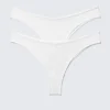 Pack de 2 slips brasileños de encaje con remolinos – Blanco Pack de 2 slips brasileños de encaje con remolinos – Blanco