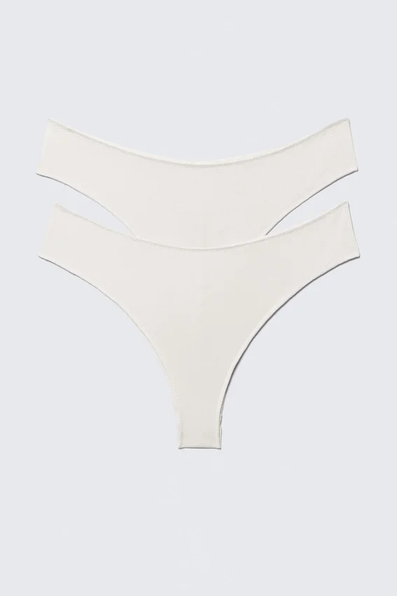 Pack de 2 slips brasileños de talle medio – Light Mole Pack de 2 slips brasileños de talle medio – Light Mole