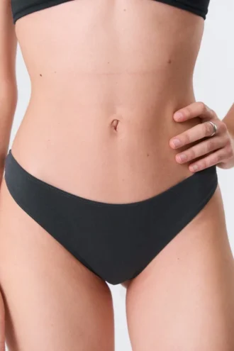 Pack de 2 slips brasileños de talle medio – Negro