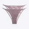 Pack de 2 slips de encaje – Lila empolvado Pack de 2 slips de encaje – Lila empolvado