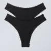 Pack de 2 slips de encaje – Negro Pack de 2 slips de encaje – Negro
