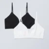 Pack de 2 sujetadores triangulares Cat Soft – Negro y blanco Pack de 2 sujetadores triangulares Cat Soft – Negro y blanco
