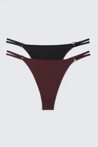 Pack de 2 tangas – Burdeos