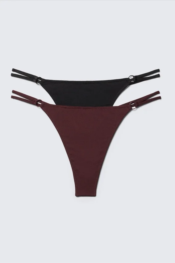 Pack de 2 tangas – Burdeos Pack de 2 tangas – Burdeos