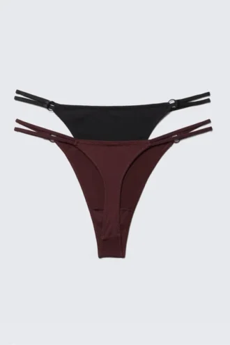 Pack de 2 tangas – Burdeos
